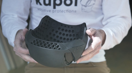 設計師使用HP的Multi Jet Fusion創建3D打印自行車頭盔 設計師使用HP的Multi Jet Fusion創建3D打印自行車頭盔