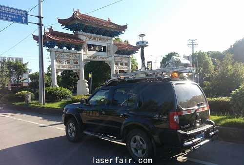 寧波市測繪設(shè)計(jì)研究院車載三維激光采集系統(tǒng)正式投入使用